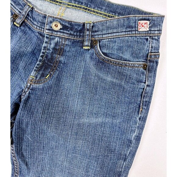X2 Denim Laboratory W10 Flare Leg Jean Blue Womens Size‎ 6 Regular - Picture 3 of 9